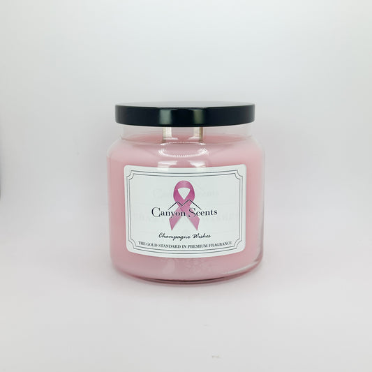 Breast Cancer Awareness Candle