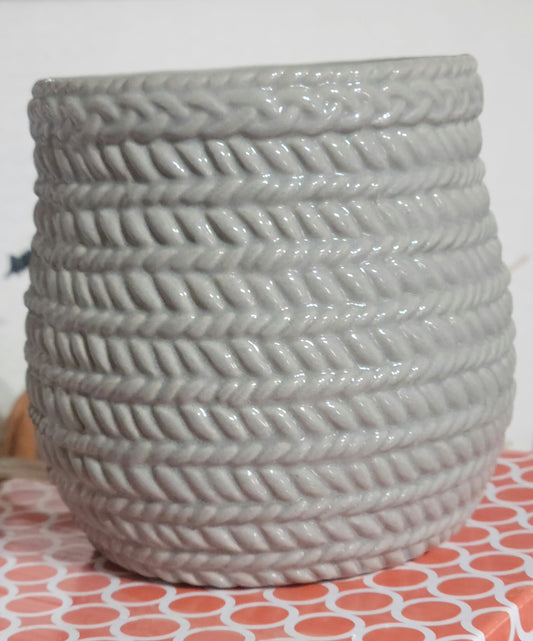 Wax Warmer~Knitted Pattern w/Timer + 1 Wickless Candle (Pod) Bundle