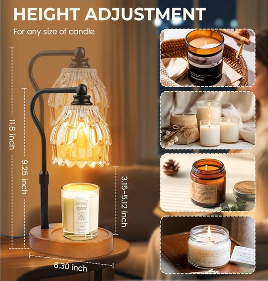 Candle & Wickless Pods Warmer Lamp - Champagne