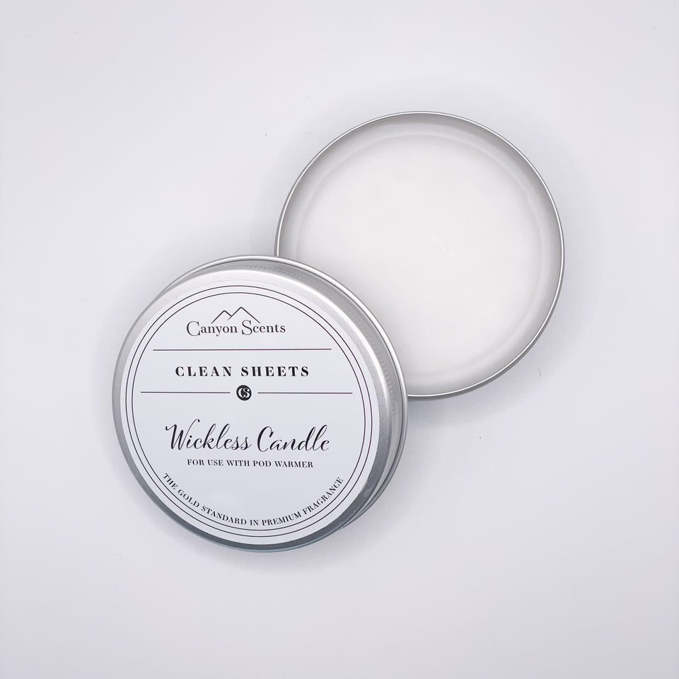 Clean Sheets Pod ~ Wickless Candle