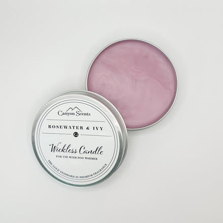 Rosewater & Ivy Wickless Candle (Pod)