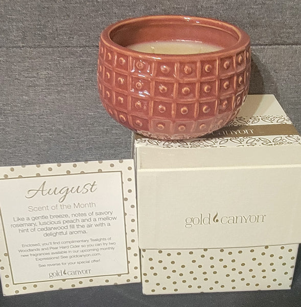 Gold Canyon Candle~August 2018~Scent of the Month