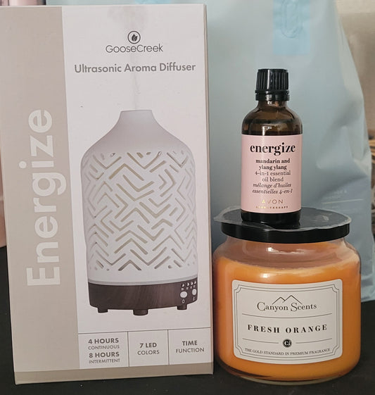 Energize/Spa Gift Set- Aromatherapy-3 piece