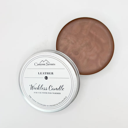 LEATHER Wax Melt / Wickless Candle
