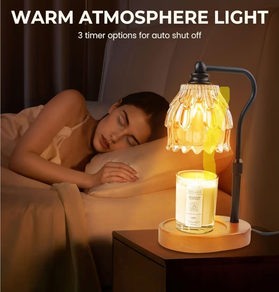 Candle & Wickless Pods Warmer Lamp - Champagne