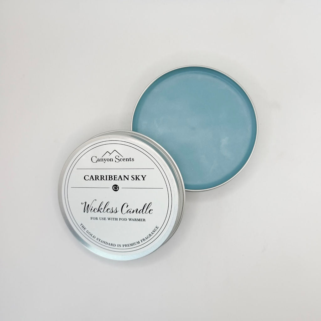 Caribbean Sky Wickless (WAX POD)