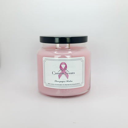 Breast Cancer Awareness Candle