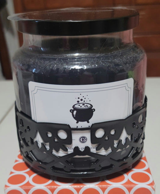 Halloween Candle Wrap ~ Skulls