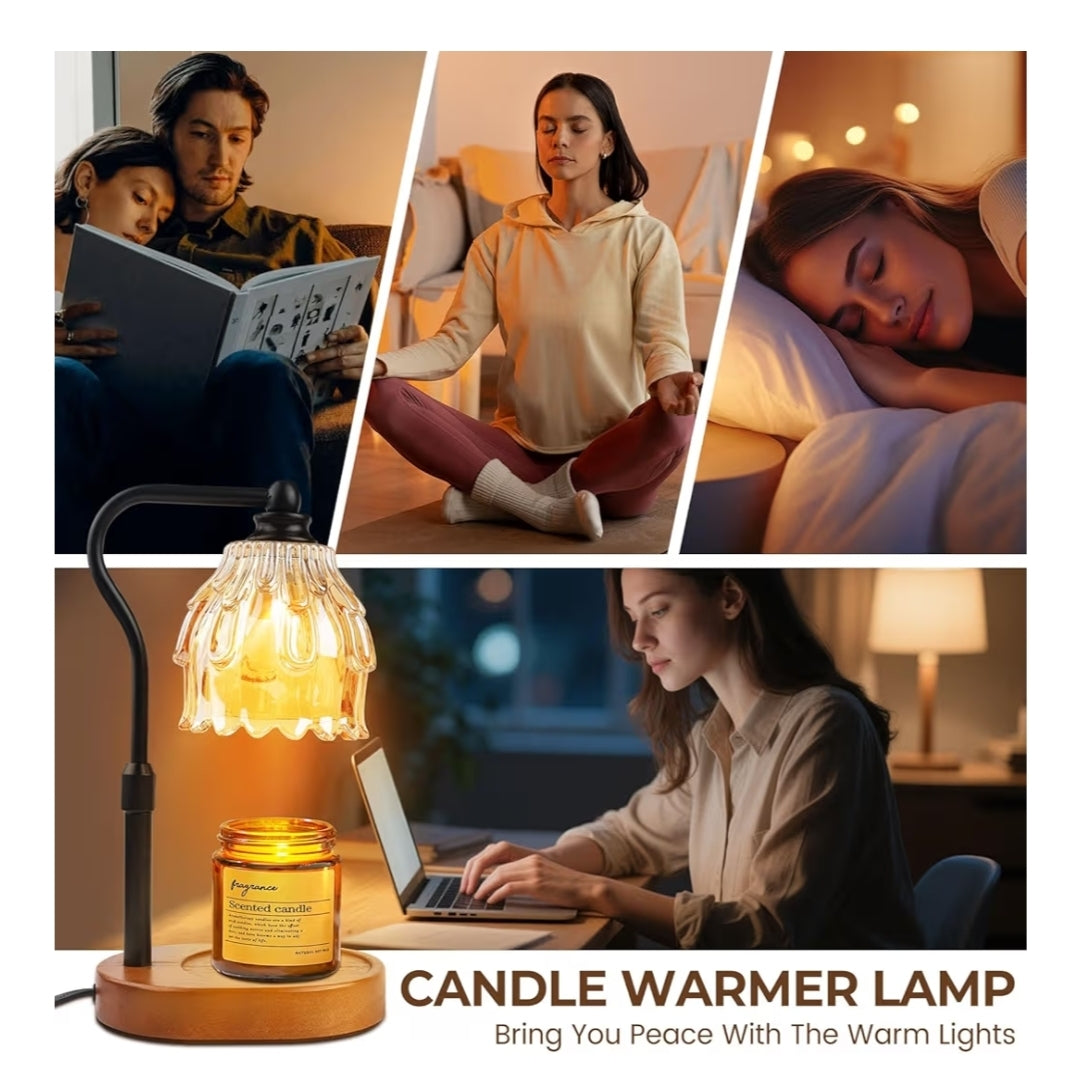 Candle & Wickless Pods Warmer Lamp - Champagne