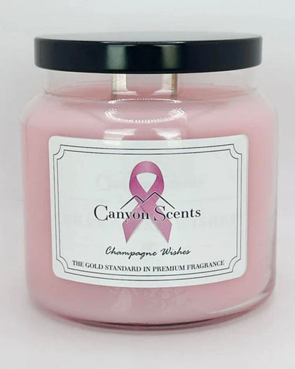 Breast Cancer Awareness Candle