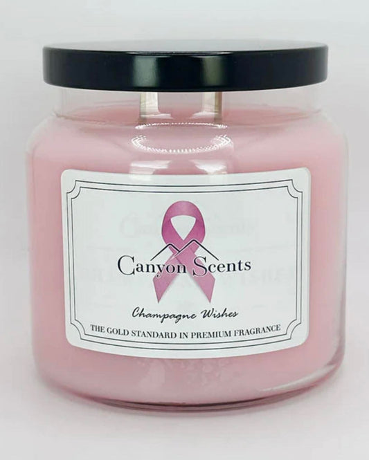 Breast Cancer Awareness Candle