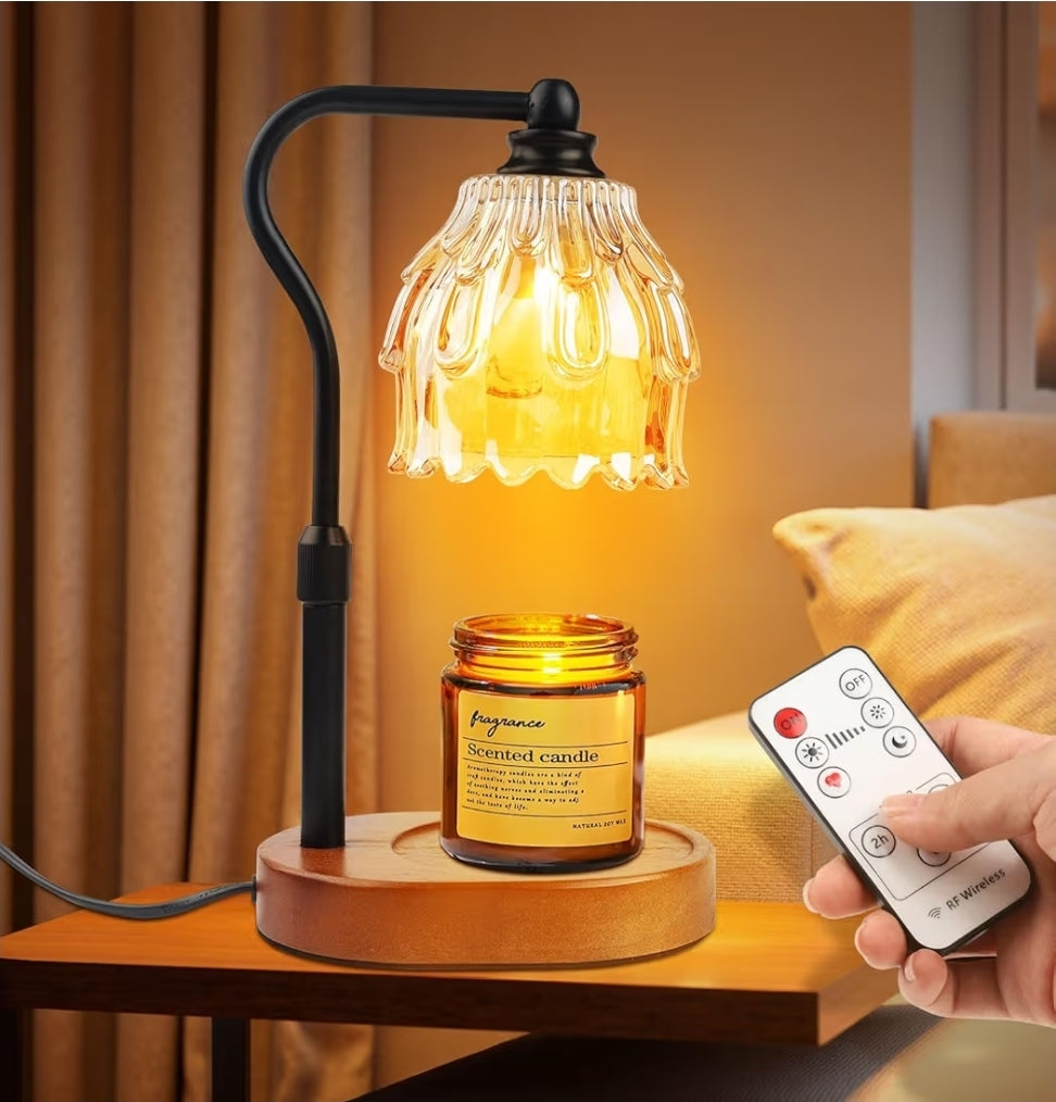 Candle & Wickless Pods Warmer Lamp - Champagne