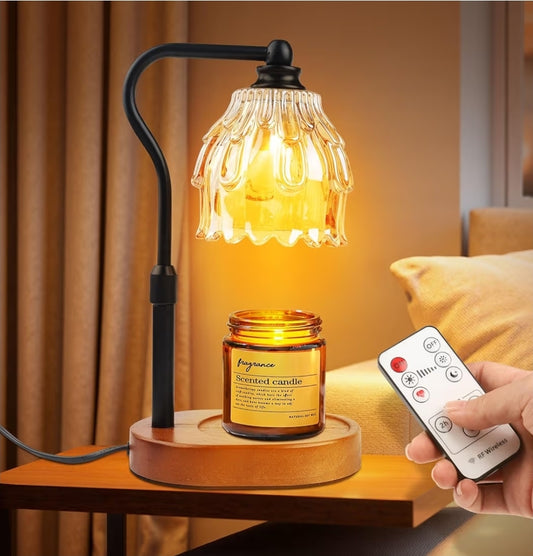 Candle & Wickless Pods Warmer Lamp - Champagne