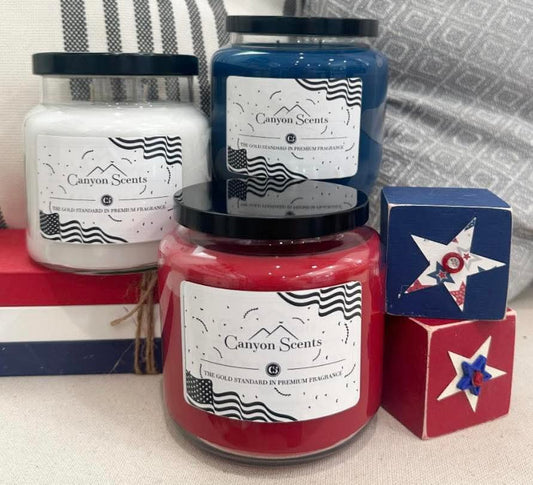 Patriotic Berry Citrus Candle (Blue)