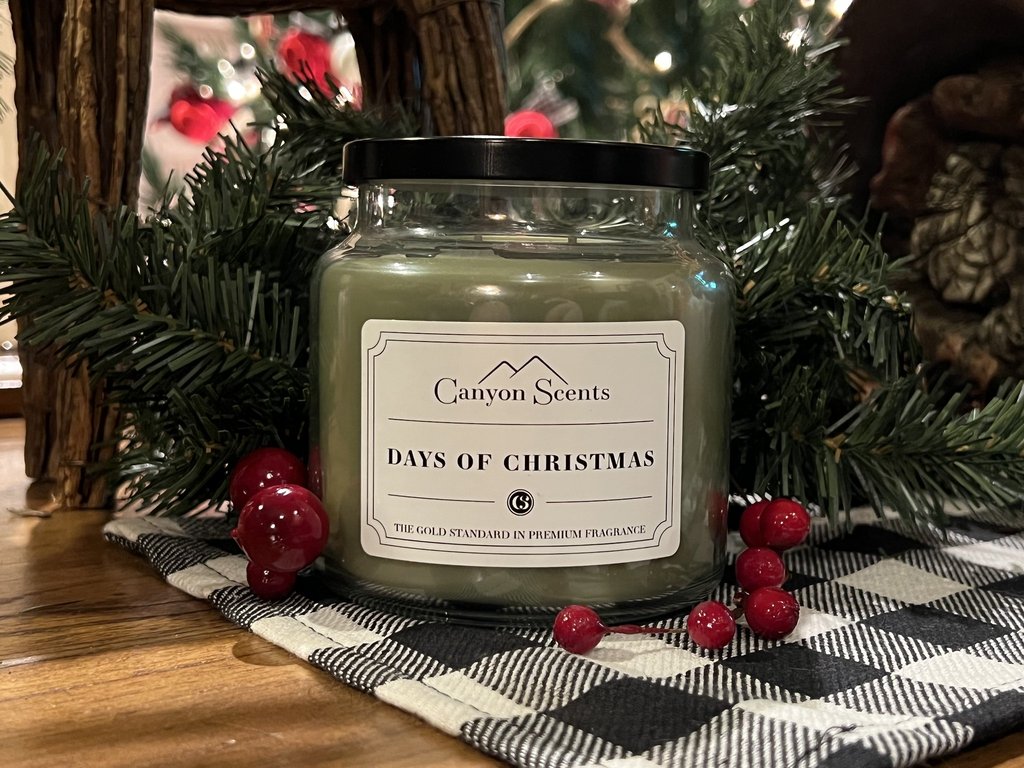 Days of Christmas Gold Canyon's Canyon Scents Candles